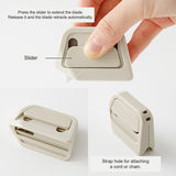 Midori Box Cutter - Ceramic Blade - Beige - - Scissors & Cutters - Bunbougu