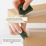 Midori Box Cutter - Ceramic Blade - Khaki - - Scissors & Cutters - Bunbougu