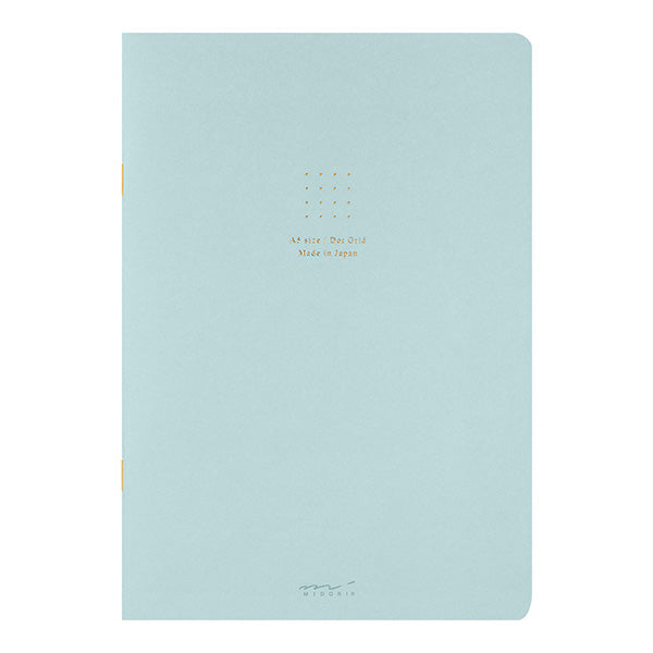 Midori Colour Notebook - 5 mm Dotted - Blue - A5 -  - Notebooks - Bunbougu
