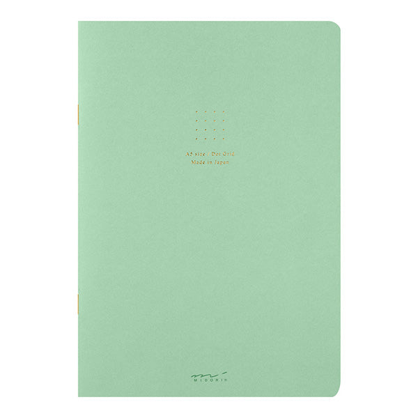 Midori Colour Notebook - 5 mm Dotted - Green - A5 -  - Notebooks - Bunbougu
