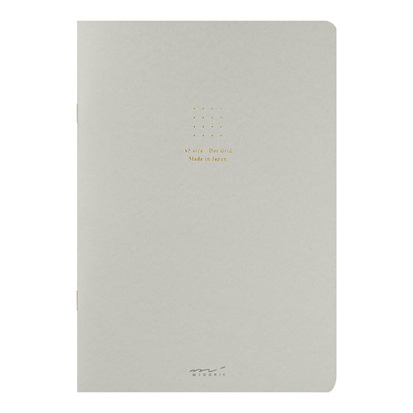 Midori Colour Notebook - 5 mm Dotted - Grey - A5 -  - Notebooks - Bunbougu