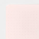 Midori Colour Notebook - 5 mm Dotted - Pink - A5 -  - Notebooks - Bunbougu