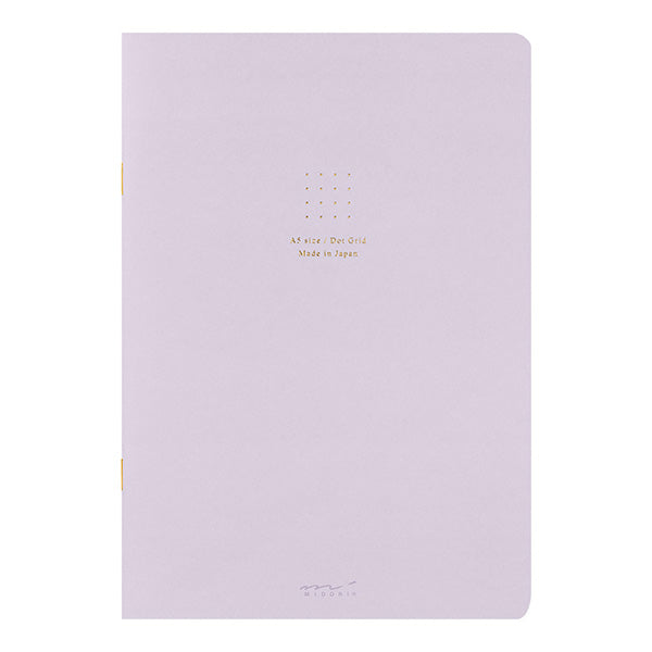 Midori Colour Notebook - 5 mm Dotted - Purple - A5 -  - Notebooks - Bunbougu