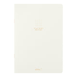 Midori Colour Notebook - 5 mm Dotted - White - A5 -  - Notebooks - Bunbougu