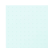 Midori Colour Paper Pad - Dot Grid - Blue - A5 - - Notebooks - Bunbougu