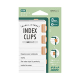 Midori Index Clips - Copper - Small Size - Pack of 8