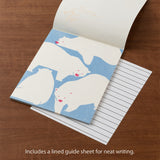 Midori Kimagura Letter Paper Pad - 24 Sheets - Polar Bear - - Envelopes & Letter Pads - Bunbougu