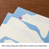 Midori Kimagura Letter Paper Pad - 24 Sheets - Polar Bear - - Envelopes & Letter Pads - Bunbougu