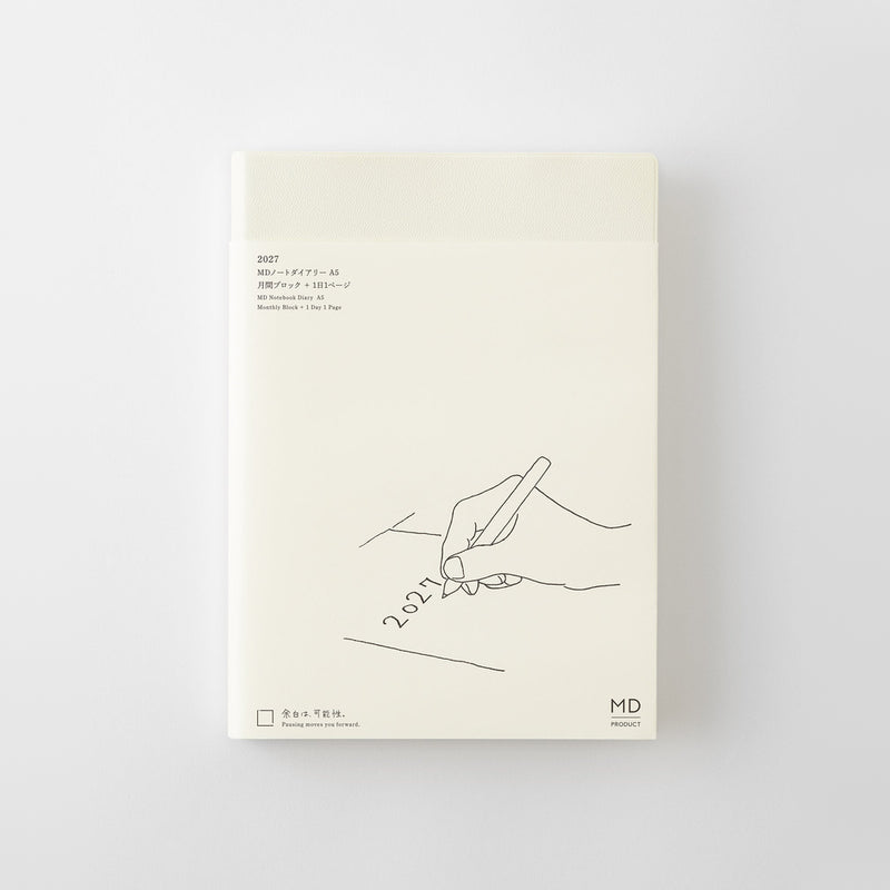 Midori MD 2027 Notebook Diary - 1 Day 1 Page - A5