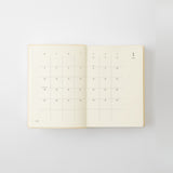 Midori MD 2027 Notebook Diary - 1 Day 1 Page - A6
