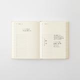 Midori MD 2027 Notebook Diary - 1 Day 1 Page - A6