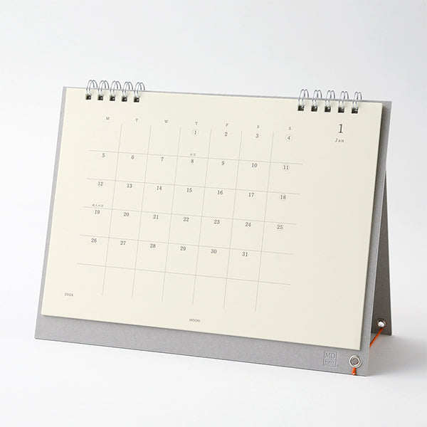 Midori MD Desk 2026 Calendar - - Diaries & Planners - Bunbougu