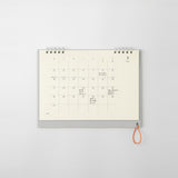 Midori MD Desk 2027 Calendar - Monthly Block + Memo