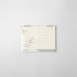 Midori MD Desk 2027 Calendar - Monthly Block + Memo