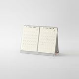 Midori MD Desk 2027 Twin Calendar - 2 Monthly Blocks + Memo