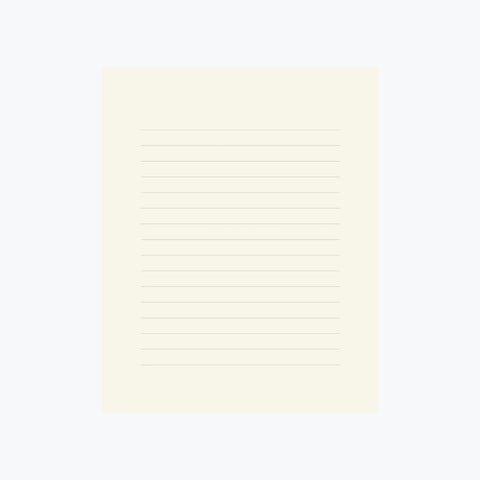 Midori MD Letter Pad - Horizontal Ruled Lines - - Envelopes & Letter Pads - Bunbougu