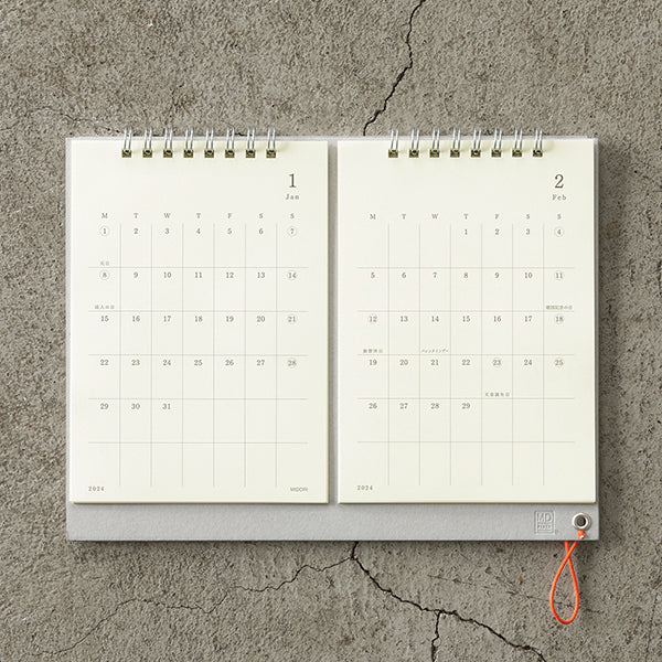 Midori MD Twin Desk 2024 Calendar -  - Calendars - Bunbougu