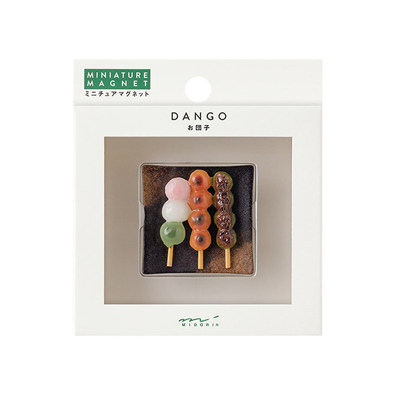 Midori Refrigerator Miniature Magnet - Food - Dango - - Creative Stationery - Bunbougu