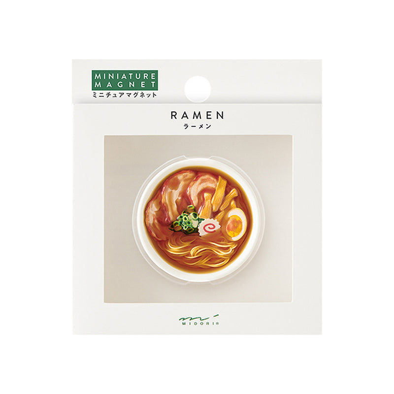 Midori Refrigerator Miniature Magnet - Food - Ramen - - Creative Stationery - Bunbougu
