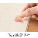 Midori Seal Collection Planner Stickers - Country - Thailand - - Planner Stickers - Bunbougu