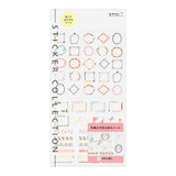 Midori Seal Collection Planner Stickers - Date Circle Decorative