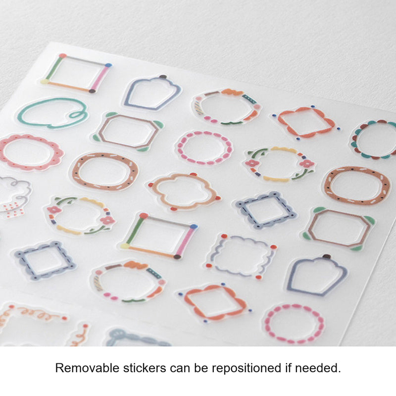 Midori Seal Collection Planner Stickers - Date Circle Decorative - - Planner Stickers - Bunbougu