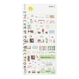 Midori Seal Collection Planner Stickers - Margins Interior