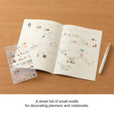 Midori Seal Collection Planner Stickers - Margins Interior
