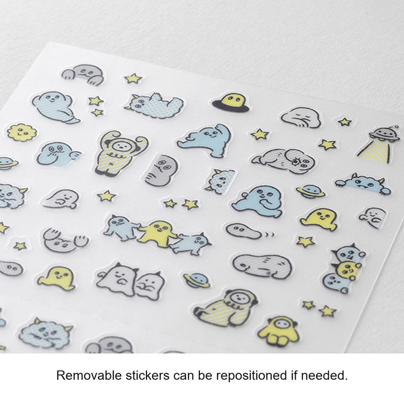 Midori Seal Collection Planner Stickers - Monster - - Planner Stickers - Bunbougu