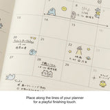 Midori Seal Collection Planner Stickers - Monster