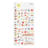 Midori Seal Collection Planner Stickers - Motif