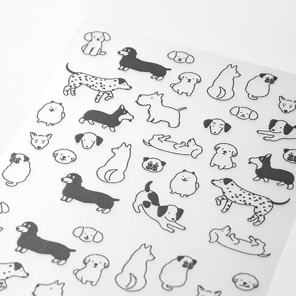 Midori Seal Collection Planner Stickers - Talking Dog -  - Planner Stickers - Bunbougu