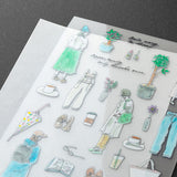 Midori Transfer Sticker for Journaling - Fashion -  - Planner Stickers - Bunbougu