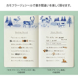 Midori Yuru Log Notebook Decoration Sticker - Camouflage Forest (1 Sheet) - - Planner Stickers - Bunbougu