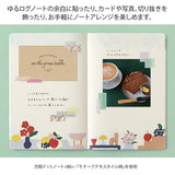 Midori Yuru Log Notebook Decoration Sticker - Collage Tape (2 Sheets) - - Planner Stickers - Bunbougu