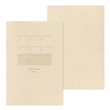 Midori Yuru Log Notebook Refill - Free Diary (Monthly/12 Months) - B6 - - Diaries & Planners - Bunbougu