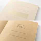 Midori Yuru Log Notebook Refill - Free Diary (Monthly/12 Months) - B6 - - Diaries & Planners - Bunbougu