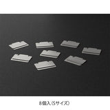 Midori Index Clips - Silver - Small Size - Pack of 8 - - Index Tabs & Dividers - Bunbougu