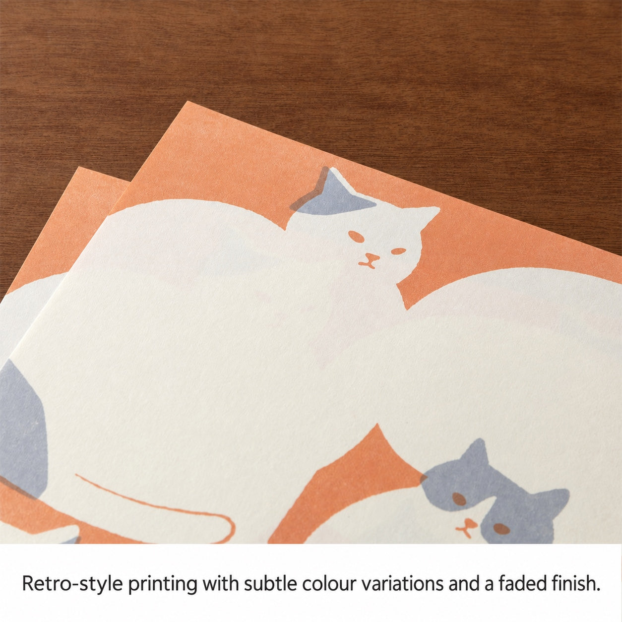 Midori Kimagura Letter Paper Pad - 24 Sheets - Cat - - Envelopes & Letter Pads - Bunbougu