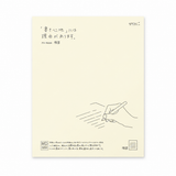 Midori MD Letter Pad - Horizontal Ruled Lines - - Envelopes & Letter Pads - Bunbougu