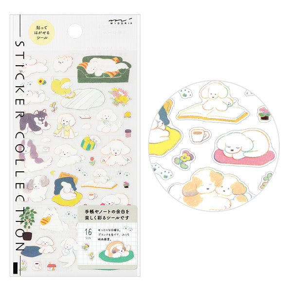 Midori Seal Collection Planner Stickers - Dog (Medium Pattern) -  - Planner Stickers - Bunbougu