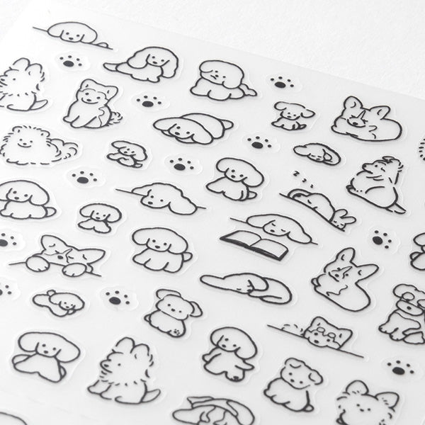 Midori Seal Collection Planner Stickers - Dog (Small Pattern) – Bunbougu