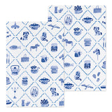 Midori Yuru Log Notebook - Blue Nordic - Dot Grid 5 mm - B6 - - Notebooks - Bunbougu