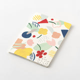 Midori Yuru Log Notebook - Textile - Dot Grid 5 mm - B6 - - Notebooks - Bunbougu