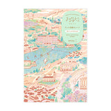 Midori Yuru Log Notebook - Travel and Hotel - Dot Grid 5 mm - B6 - - Notebooks - Bunbougu