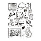 Moodtape Zakka Transparent Stamp - Artist