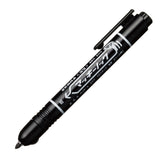 Zebra Mckee Knock Permanent Marker - Fine Tip - 1.0 mm - Black - Markers - Bunbougu