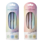 Pentel Floatune Ballpoint Pen - Airy Design Limited Edition 3 Pen Set - Black Ink - 0.5 mm - - Ballpoint Pens - Bunbougu