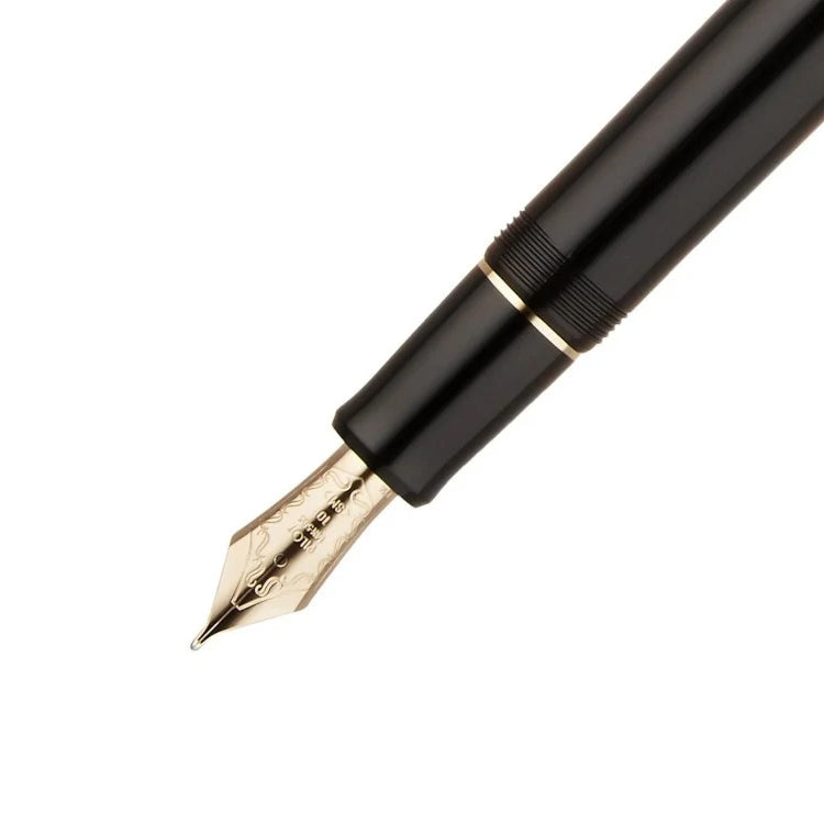 Pilot Custom 742 Fountain Pen - Black Body - Fine Nib - Fountain Pens - Bunbougu