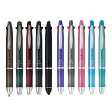 Pilot Dr. Grip 4+1 Ballpoint Multi Pen - 4 Ink Colour 0.5 mm + 0.5 mm Pencil -  - Multi Pens - Bunbougu